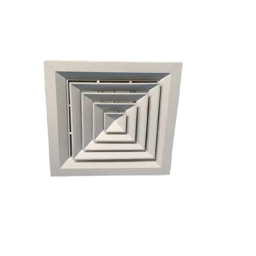 Air Diffuser for Uniform Air Distribution in HVAC Systems and Cleanroom Environments